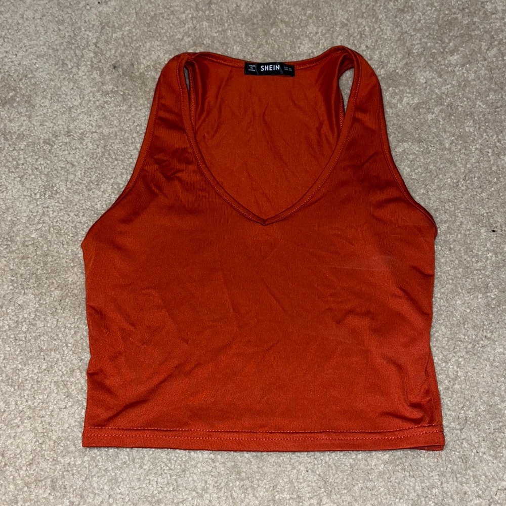 Burnt orange tank top